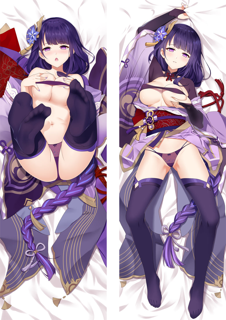 Genshin Impact Raiden Shogun Baal Body Pillow Case image 0