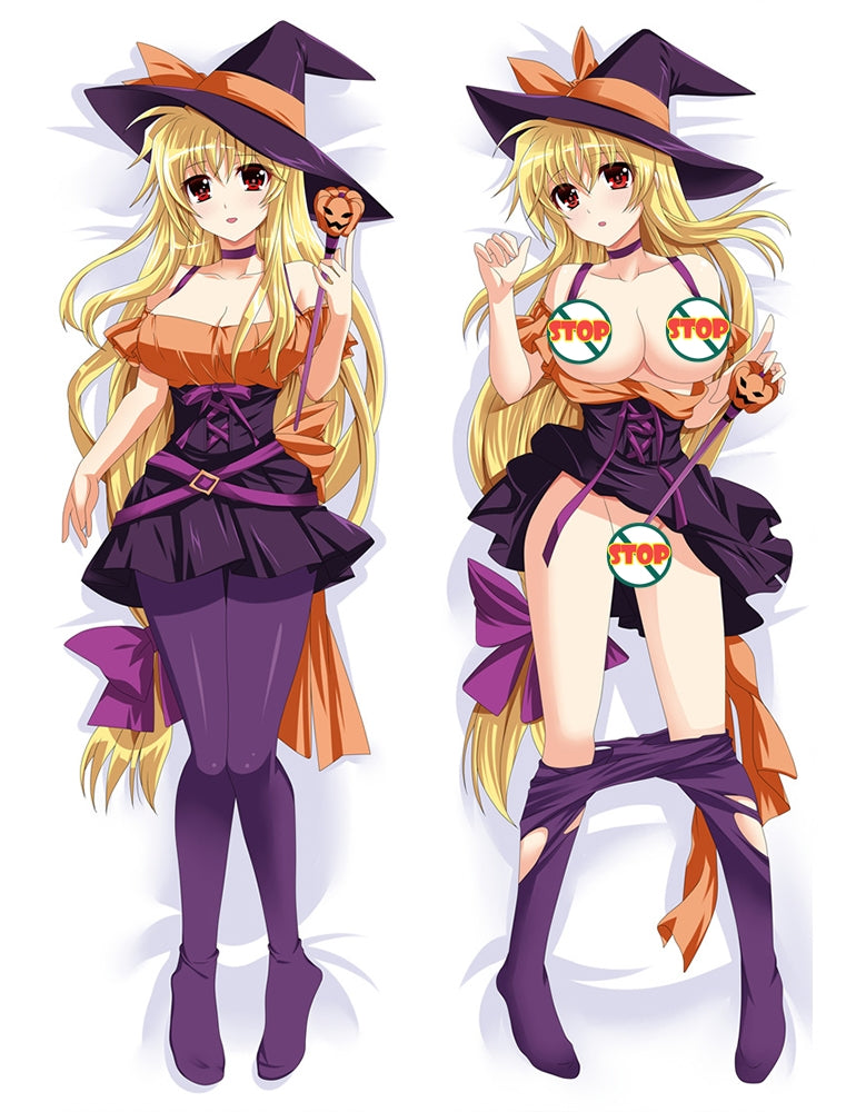 Magical Girl Lyrical Nanoha Fate Testarossa Anime Dakimakura Pillow Case image 0