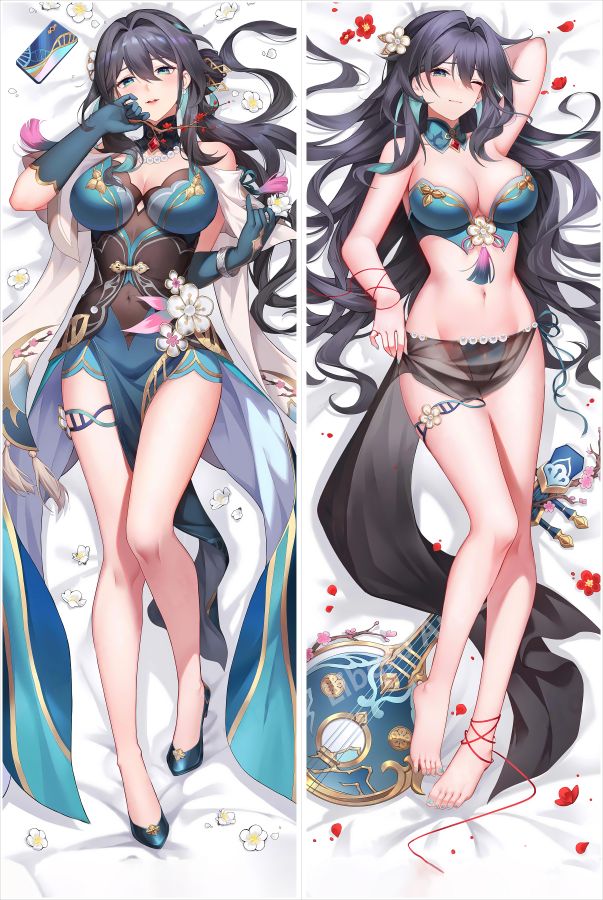 Honkai: Star Rail Ruan Mei Anime Dakimakura Sexy Body Pillow Cover image 0