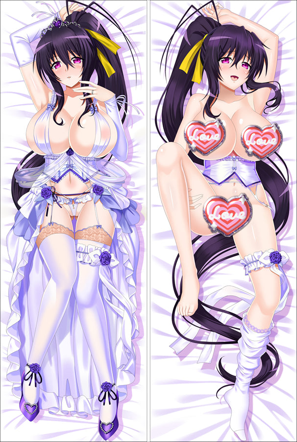 High School DxD Akeno Himejima Anime Dakimakura Body Pillow Cover image 0