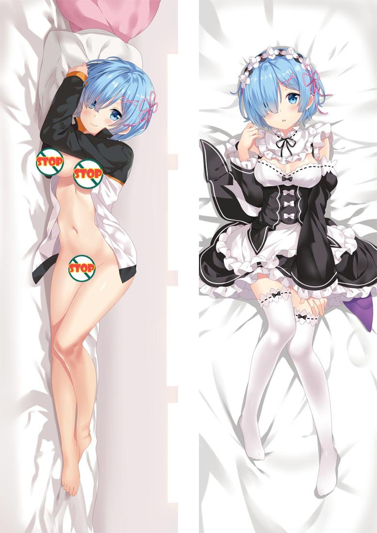 Re Zero Rem Body Pillow Cover image 0
