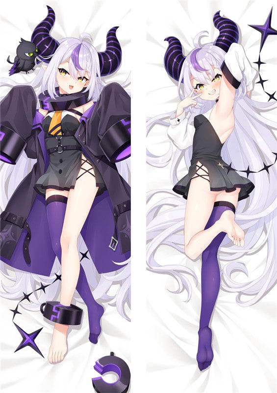 Virtual Youtuber La+ Darknesss Anime Dakimakura Body Pillow Cover image 0