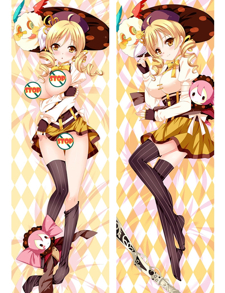 New Anime Puella Magi Madoka Magica Dakimakura Bed Cushion Tomoe Mami Pillow Cover image 0