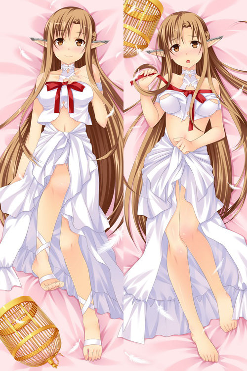 Sword Art Online Asuna Anime Dakimakura Japanese Pillow Cover image 0