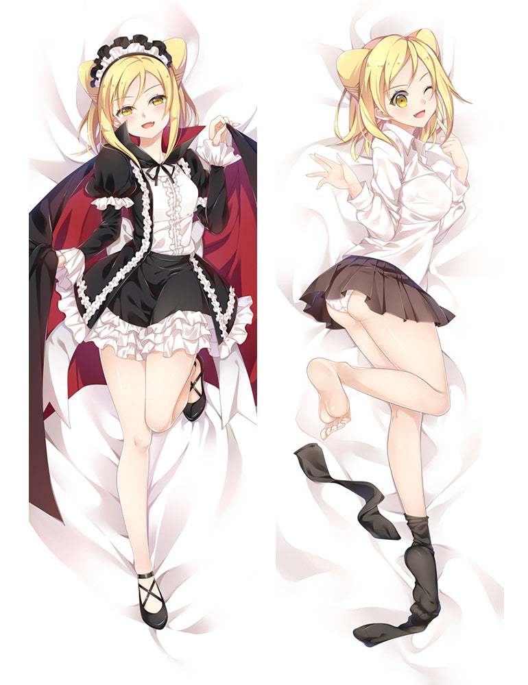 New Interviews with Monster Girls Hikari Takanashi Dakimakura Hug Body Pillow Cover image 0