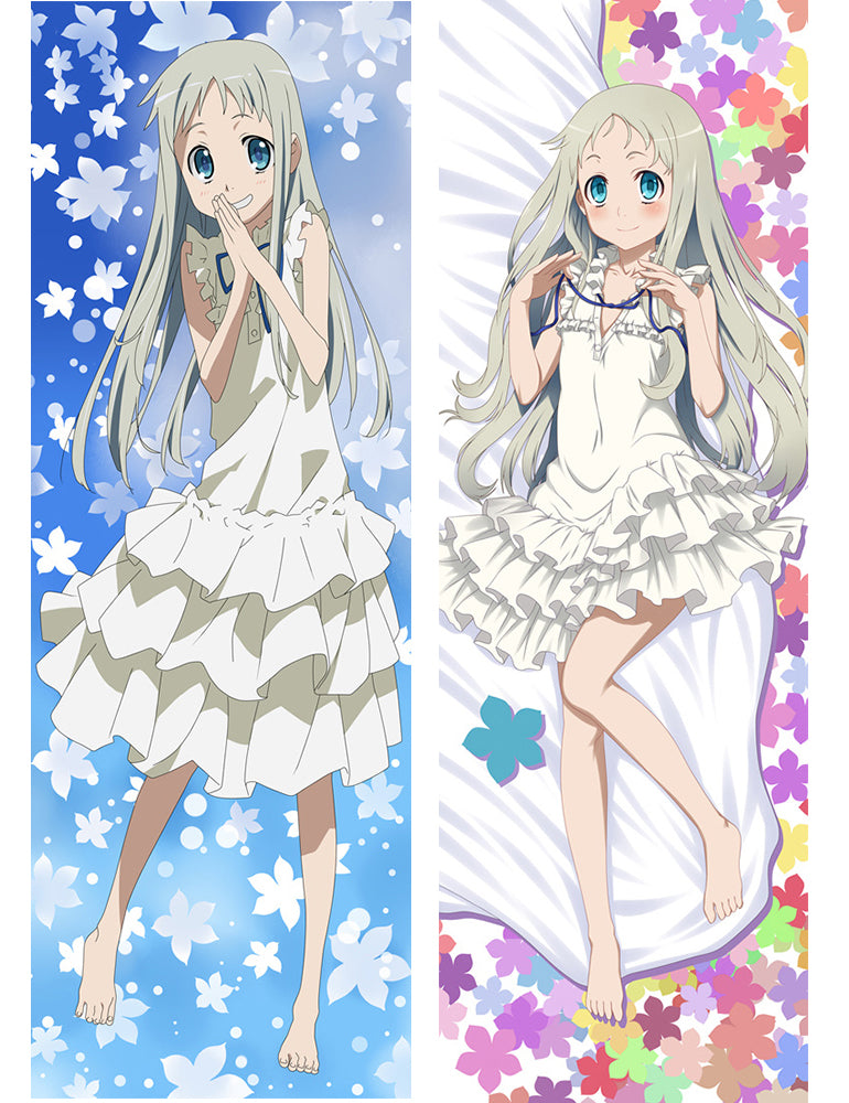 New Anohana, The Flower We Saw That Day - Meiko Honma Anime Dakimakura Pillow Cover image 0
