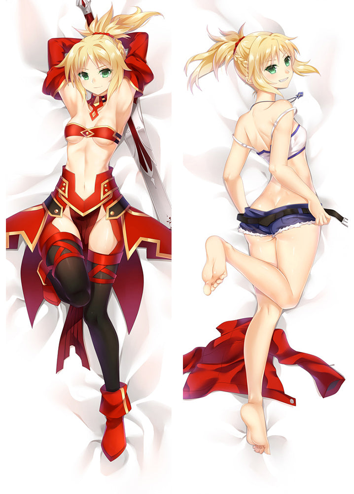 Fate/stay night Mordred Anime Dakimakura Pillow Cover image 0