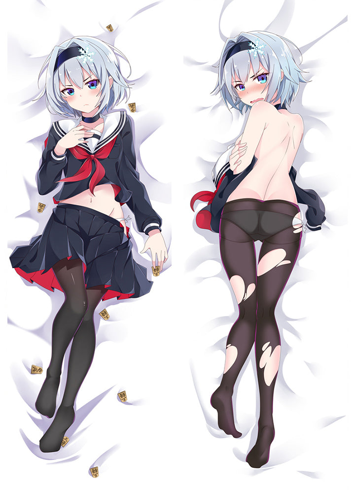 The Ryuo's Work is Never Done! Ginko Sora Anime Dakimakura Pillow Case image 0