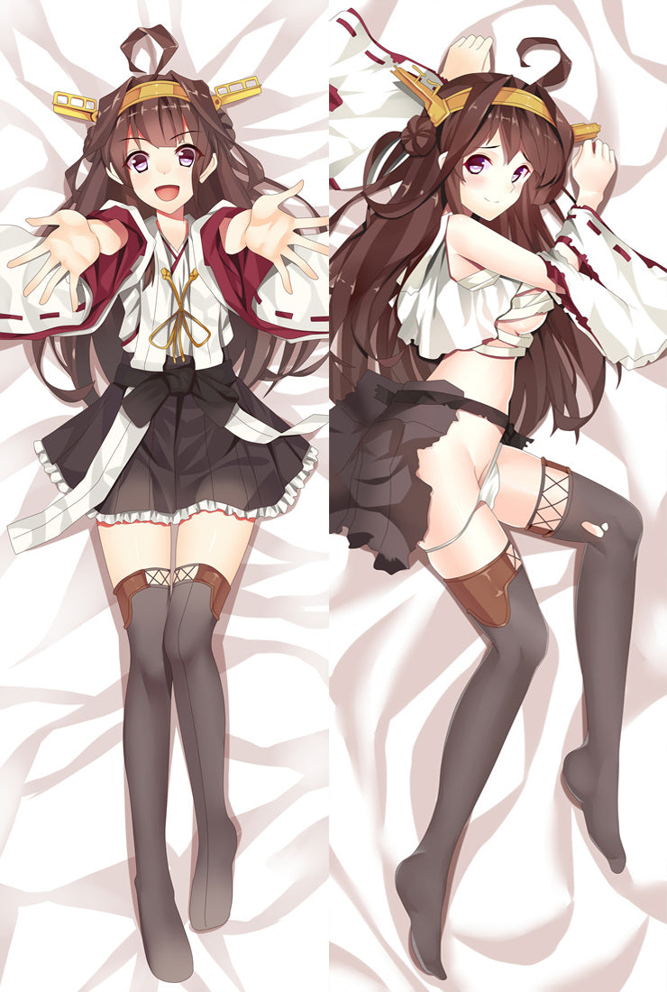 Kantai Collection Kongou Anime Dakimakura Pillow Cover image 0