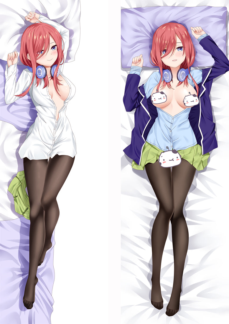 The Quintessential Quintuplets Nakano Miku Anime Dakimakura Pillow Cover image 0