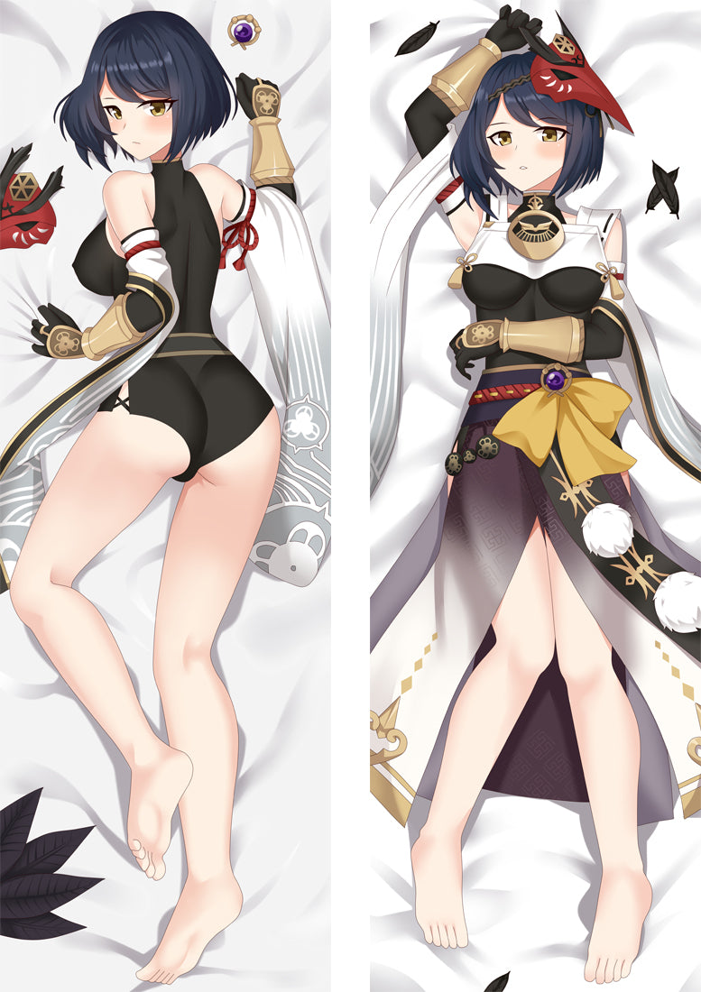 Genshin Impact Sara Anime Dakimakura Body Pillow Cover image 0