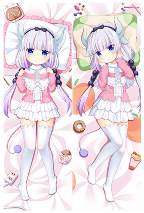 Miss Kobayashi's Dragon Maid Kanna Chan Anime Dakimakura Pillow Cover image 0