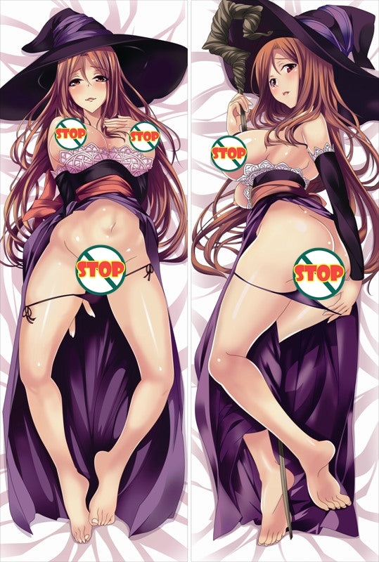 Dragon’s Crown Sorceress with Double Sides Zipper to make love Anime Dakimakura Pillow Case image 0
