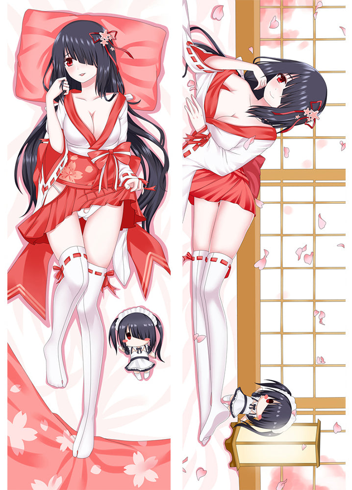 Date A Live Tokisaki Kurumi Anime Dakimakura Pillow Case image 0