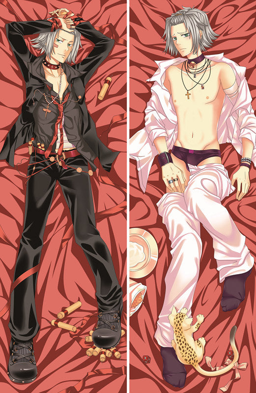 Reborn! Hayato Gokudera Anime Dakimakura Body Pillow Case image 0