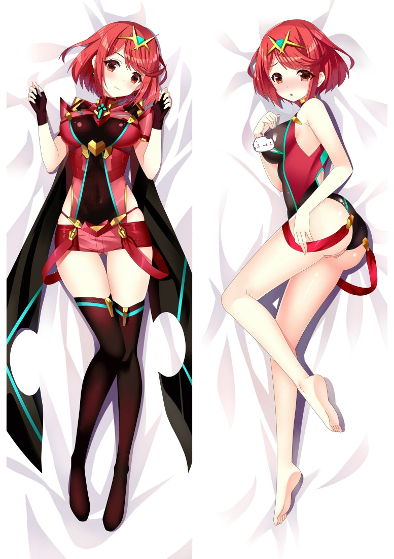 Xenoblade Chronicles 2 Homura Akemi Anime Dakimakura Pillow Cover image 0
