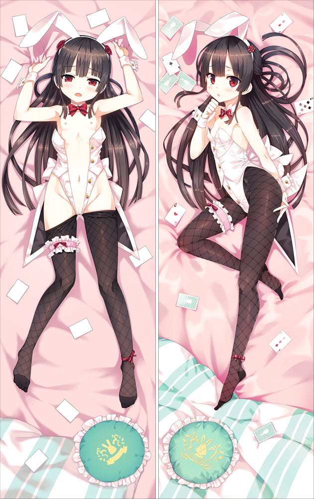 Maitetsu Lose Cura Hachiroku Anime Dakimakura Body Pillow Cover image 0