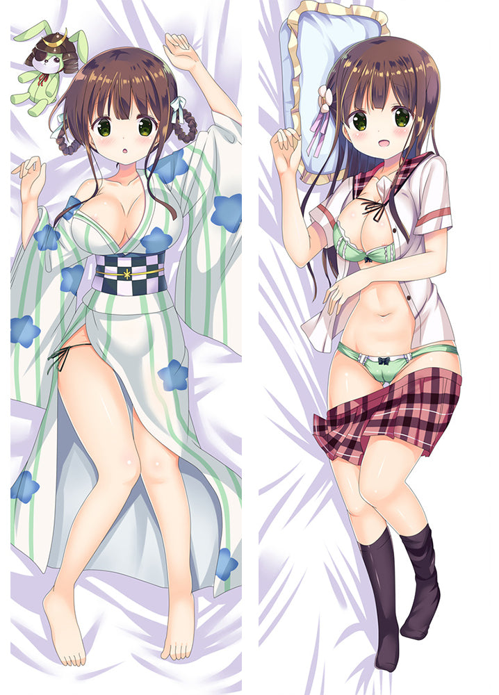 Is the Order a Rabbit? Chiya Ujimatsu Anime Dakimakura Pillow Case image 0