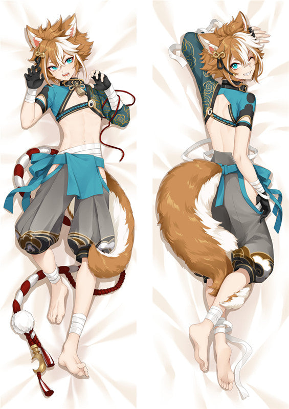 Genshin Impact Gorou Body Pillow Cover image 0