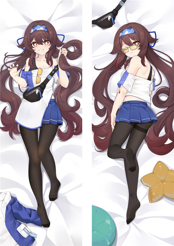 Hutao Genshin Impact Dakimakura Body Pillow Cover image 0