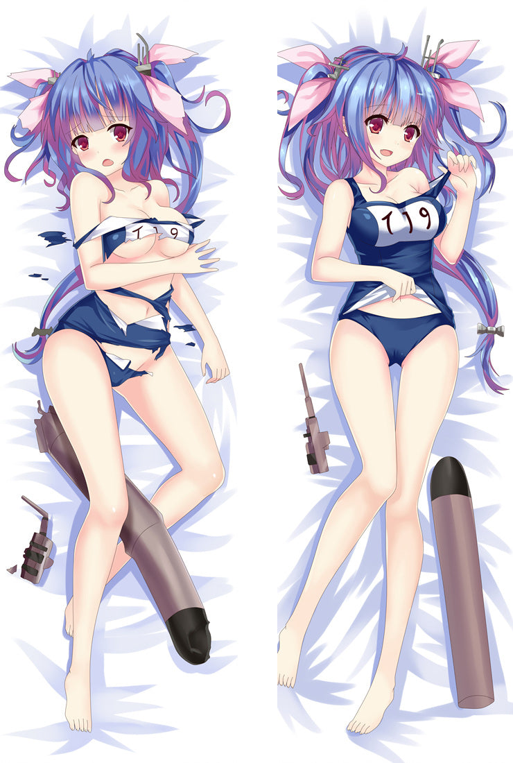 Kantai Collection I-19 Anime Dakimakura Pillow Case image 0