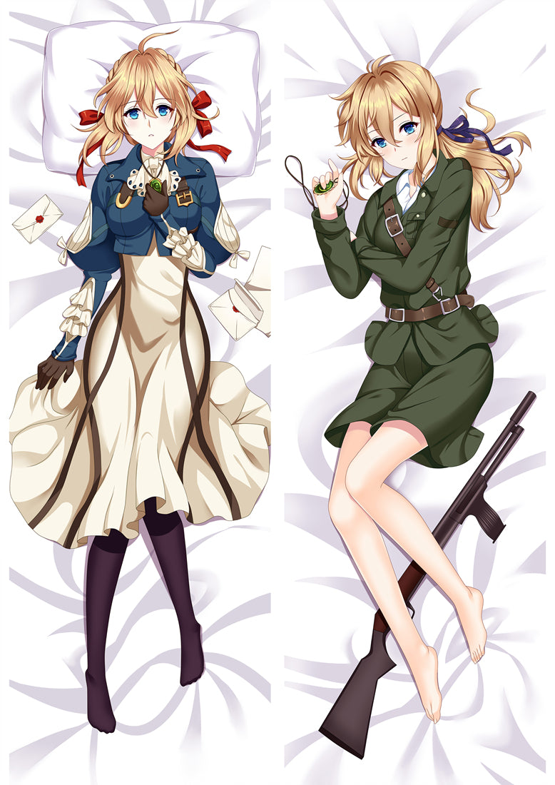 Violet Evergarden Violet Evergarden Anime Dakimakura Pillow Cover image 0
