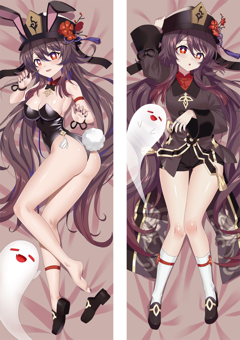 Hutao Genshin Impact Dakimakura Pillow Covers image 0