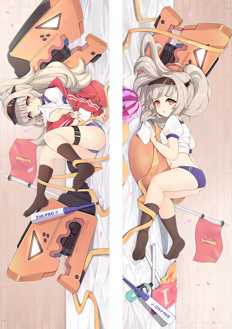 Azur Lane Z46 Anime Dakimakura Pillow Cover image 0