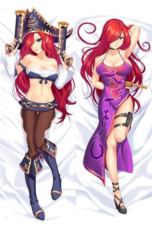 League of Legends Miss Fortune Anime Dakimakura Japanese Pillow Cover image 0