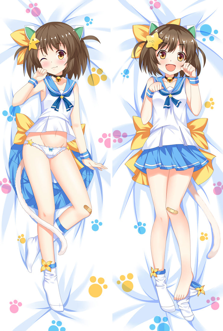 Etotama Nya-tan Anime Dakimakura Pillow Case image 0