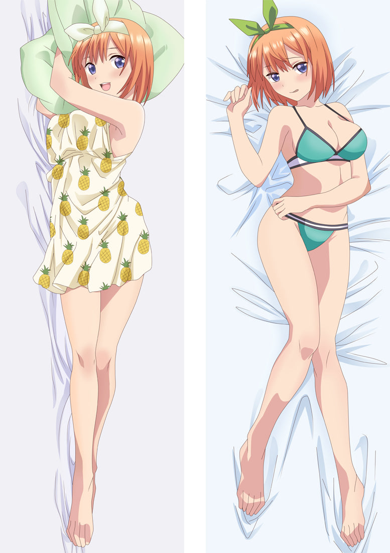 The Quintessential Quintuplets Nakano Yotsuba Anime Dakimakura Pillow Cover image 0