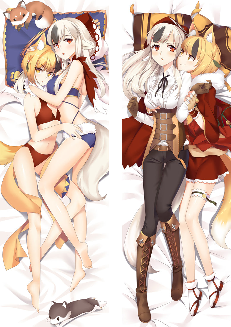 Fire Emblem Heroes Velour Kinu Anime Dakimakura Body Pillow Cover image 0