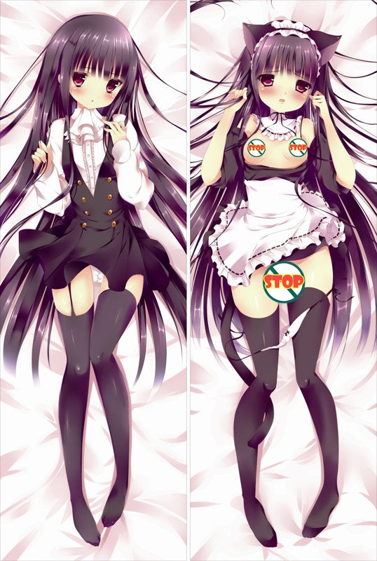 Inu x Boku Secret Service Ririchiyo Shirakiin Anime Dakimakura Japanese Pillow Cover image 0