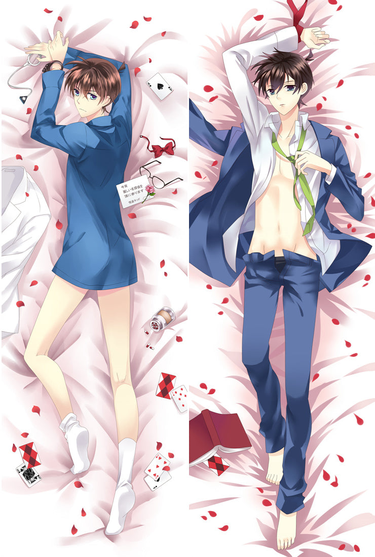 Detective Conan Shinichi Kudo Conan Edogawa Anime Dakimakura Pillow Cover image 0