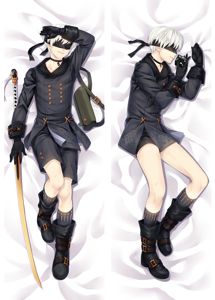 Nier: Automata 9S Anime Dakimakura Hugging Body Pillow Cover image 0