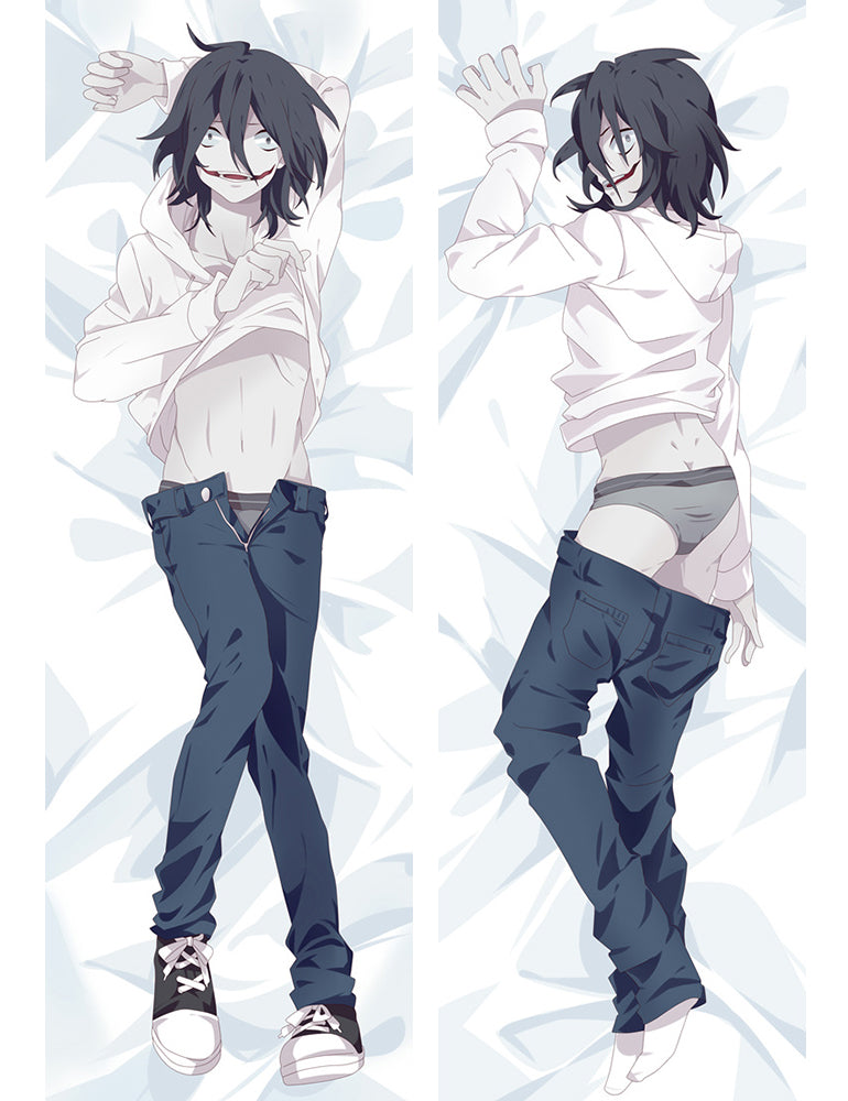 Crazy man otaku male Anime Dakimakura Pillow Cover image 0