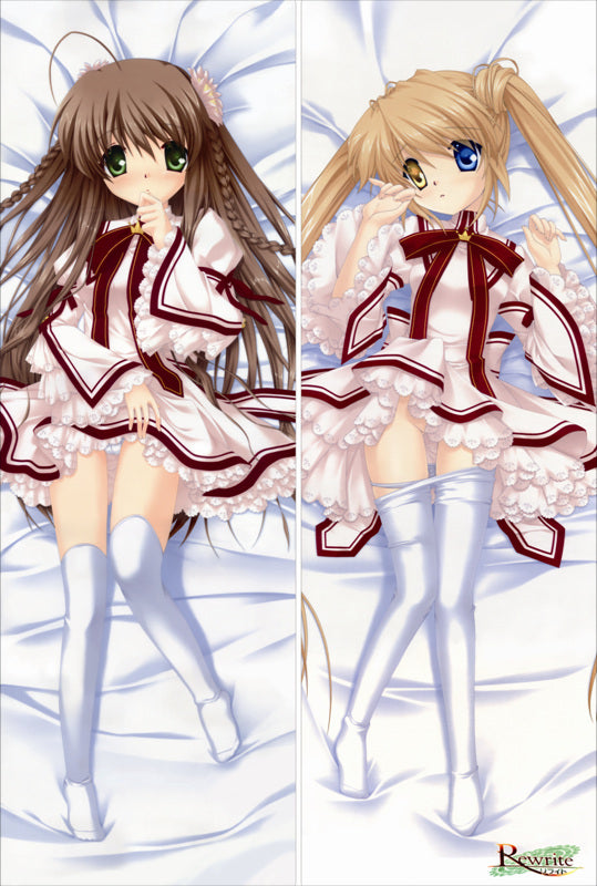 Rewrite Kotori Kanbe + Shizuru Nakatsu Anime Dakimakura Body Pillow Cover image 0