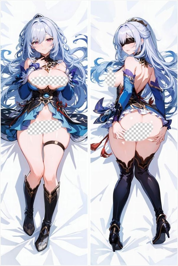 Honkai: Star Rail Jingliu Anime Dakimakura Naked Body Pillow Cover image 0