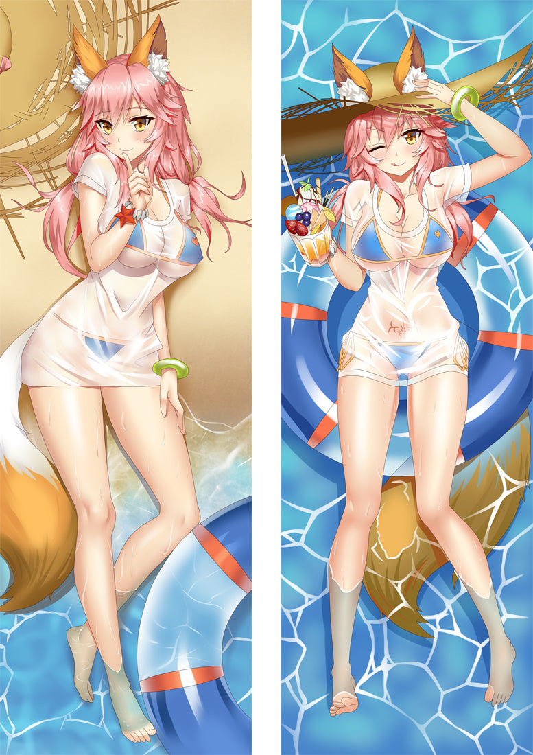Fate/Grand Order FGO Tamamo No Mae Anime Dakimakura Pillow Cover image 0
