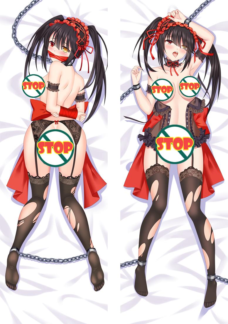 Date A Live Tokisaki Kurumi Anime Hugging Dakimakura Sexy Body Pillow Cover image 0