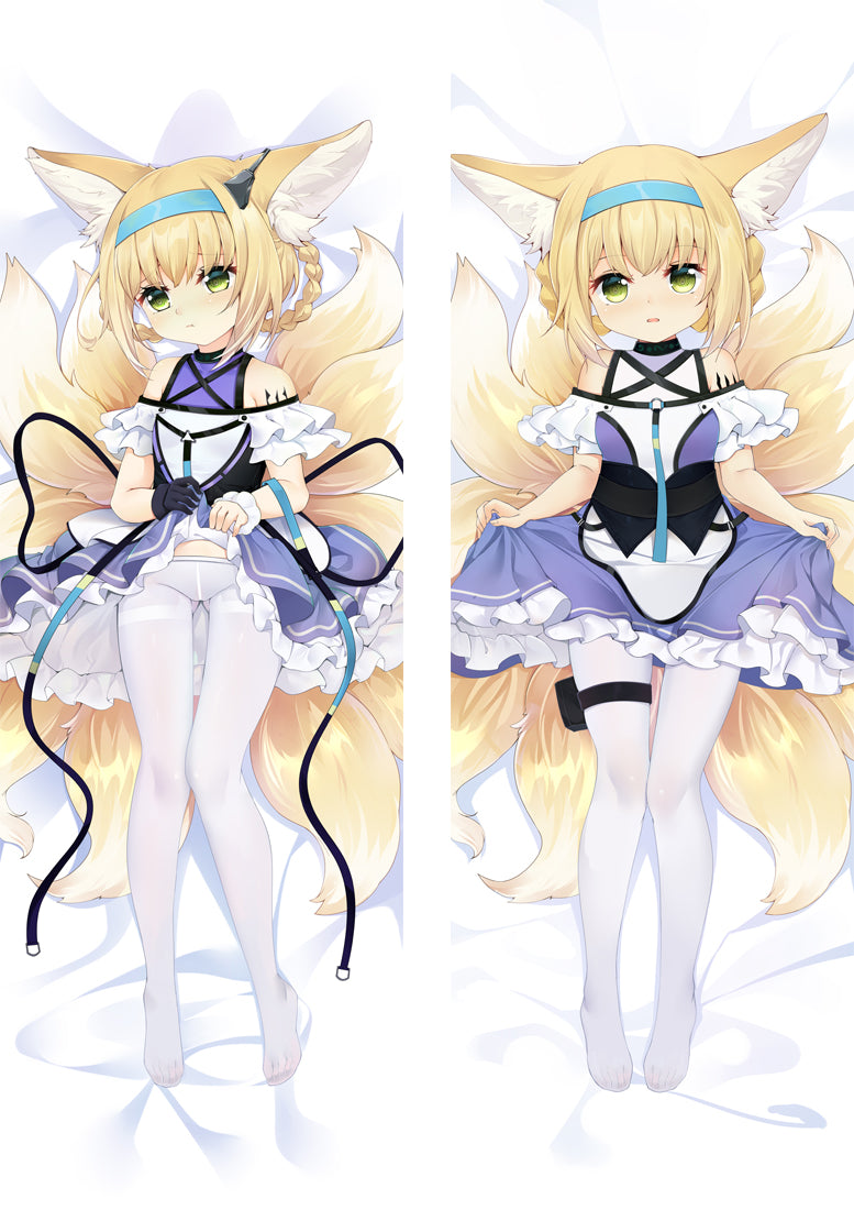 Arknights Suzuran Anime Dakimakura Body Pillow Cover image 0