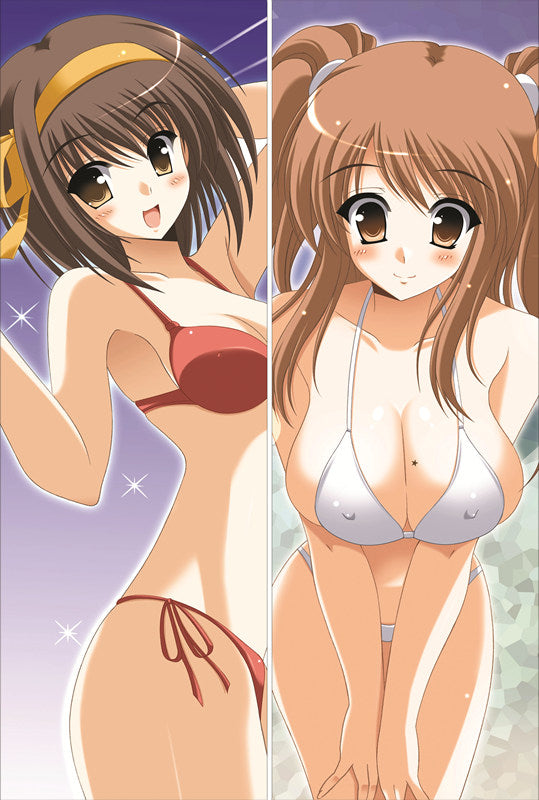 Haruhi Suzumiya Anime Dakimakura Waifu Pillow Case image 0