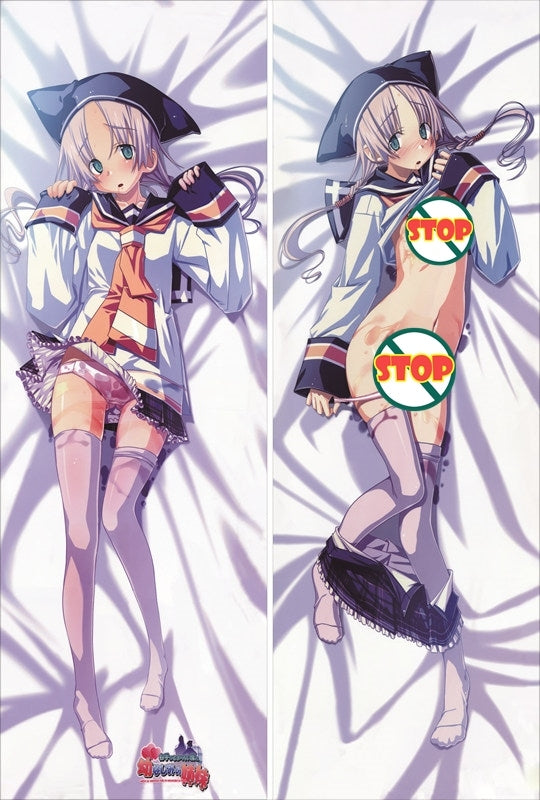 Migite ga Tomaranai Boku to, Osananajimi no Shimai Kadokura Kokono Anime Dakimakura Pillow Cover image 0