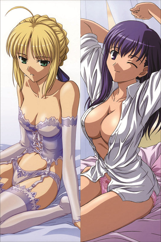 Fate stay night Saber Anime Dakimakura Pillow Cover image 0