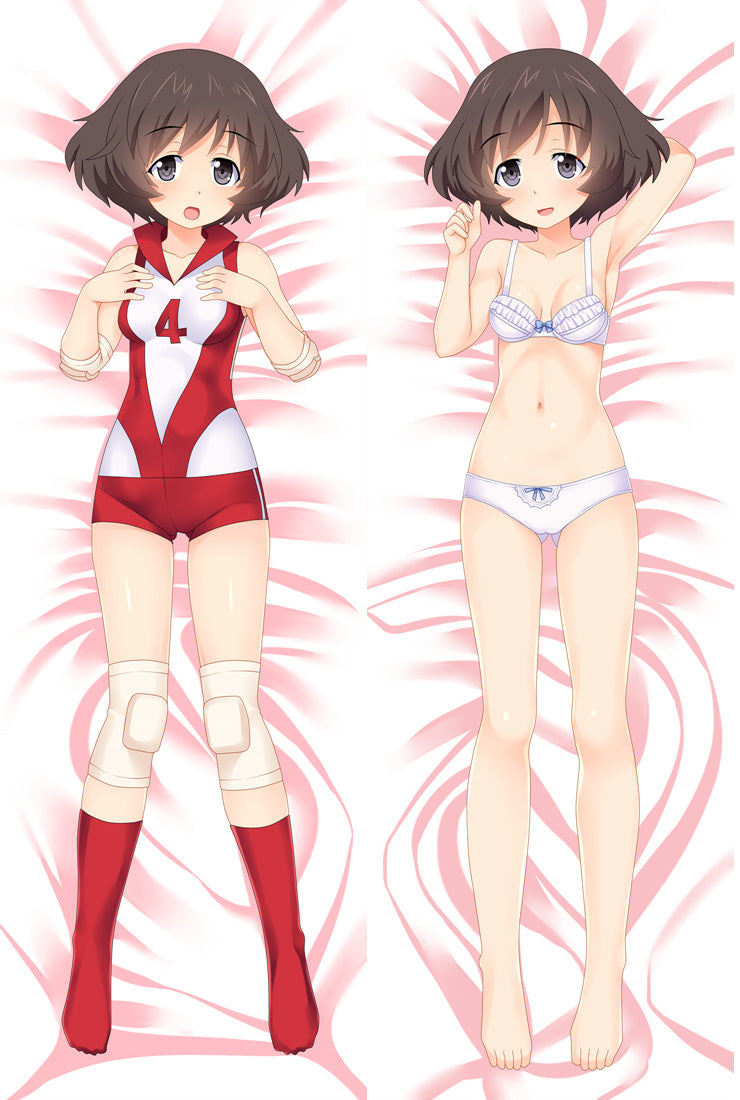 Girls Und Panzer Yukari Akiyama Anime Dakimakura Pillow Cover image 0