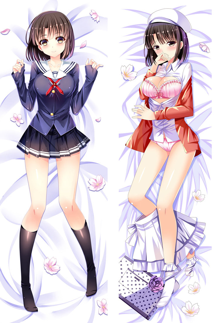 Saekano How To Raise A Boring Girlfriend Megumi Kato Anime Dakimakura Pillow Cover image 0