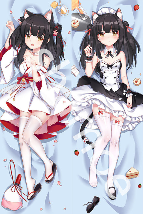 Azur Lane Yuugure Anime Dakimakura Pillow Cover image 0