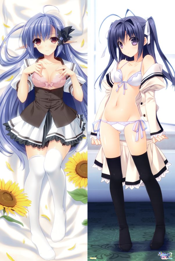 Tsuki ni Yorisou Otome no Sahou Anime Dakimakura Sexy Body Pillow Cover image 0