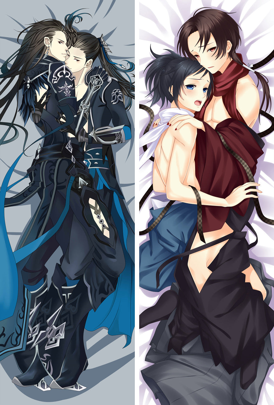 Touken Ranbu Male Anime Dakimakura Pillow Cover image 0