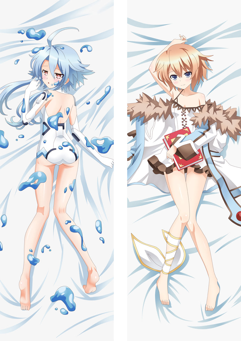 Hyperdimension Neptunia Blanc Anime Dakimakura Pillow Cover image 0